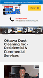 Mobile Screenshot of ottawa-duct-cleaning.net